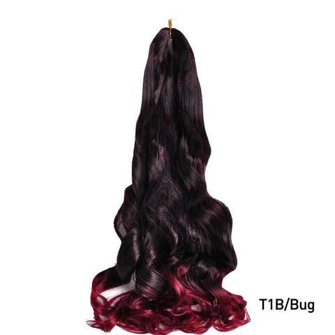 New French Curls Braiding Hair