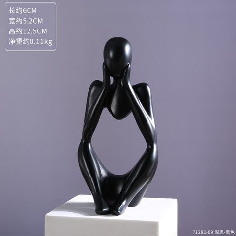 New Resin Statues Floating Coffee Cup Art