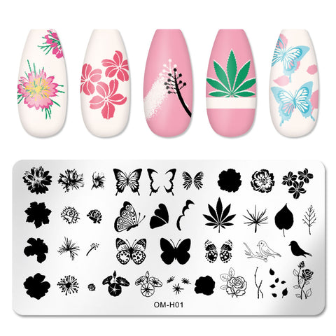 New Nails Art Stencil Stamp Tools