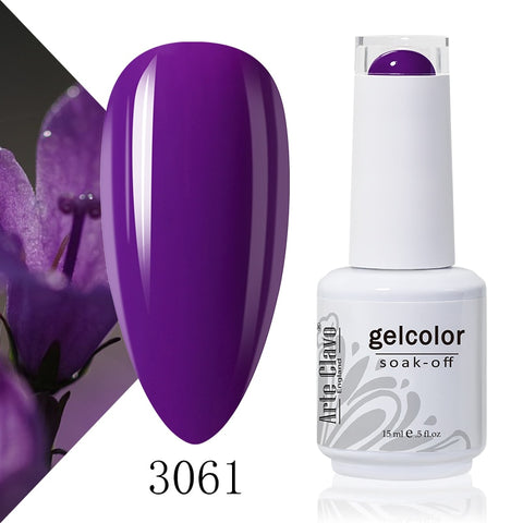 15ml Rose Red Color Series Gel Nail Polish