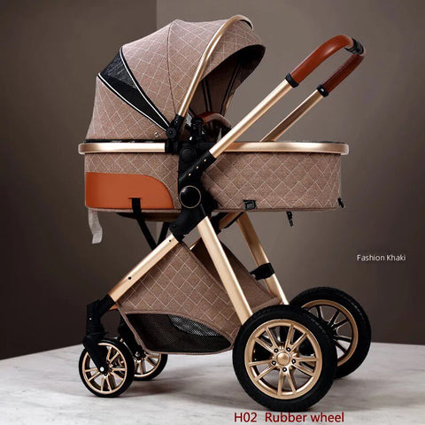 2023 New Baby 3 in 1 High Landscape Stroller