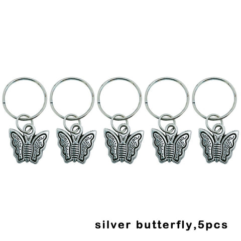 5-50Pcs/lot Mix Color Charms Hair Braid