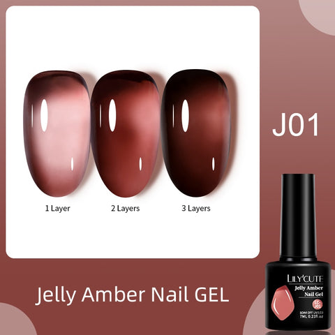 New Jelly Orange Gel Nail Polish