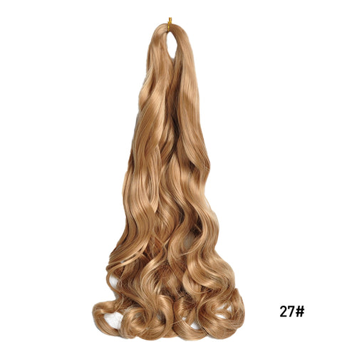 New French Curls Braiding Hair