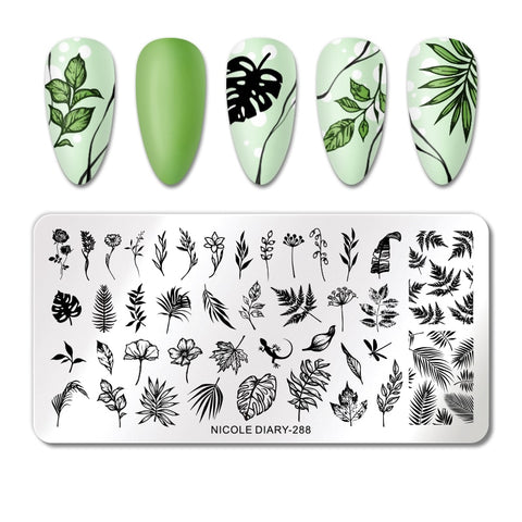 New Space Planet Moon Star Nail Stamping Plates