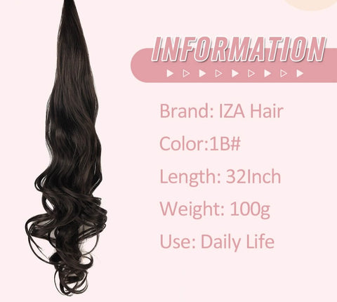 New Long Synthetic Hair Extension