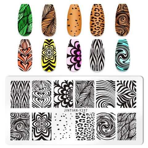 New Nails Art Stencil Stamp Tools