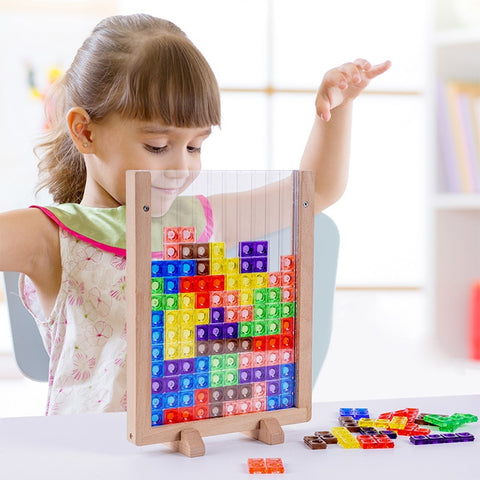 Russian 3D Desktop Game Tangram Math Toys