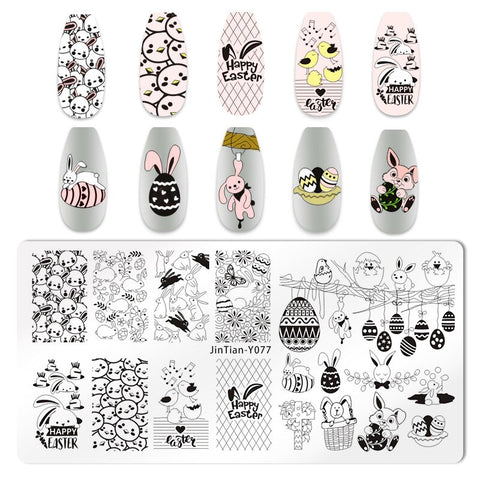 New Nails Art Stencil Stamp Tools