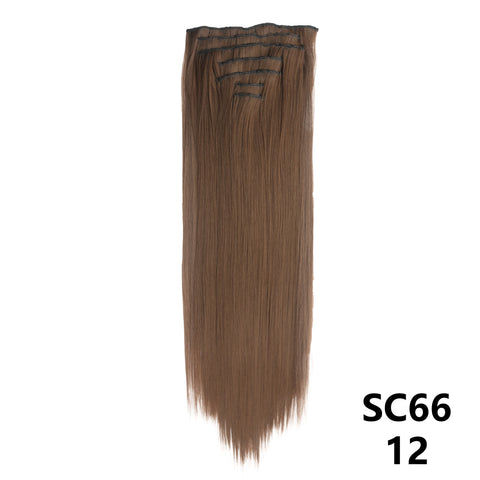 New Long Straight Natural 16 Clip