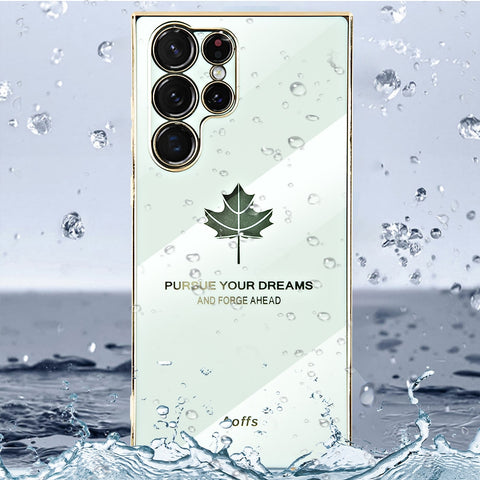 New Electroplated Maple Leaf Case