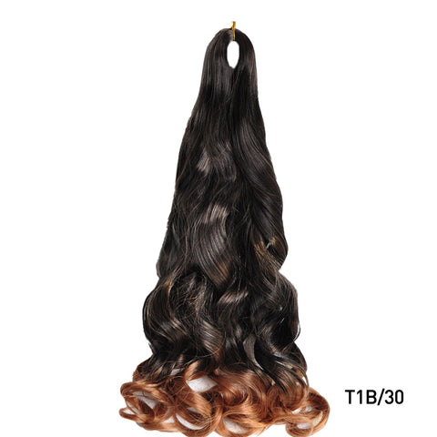 New French Curls Braiding Hair