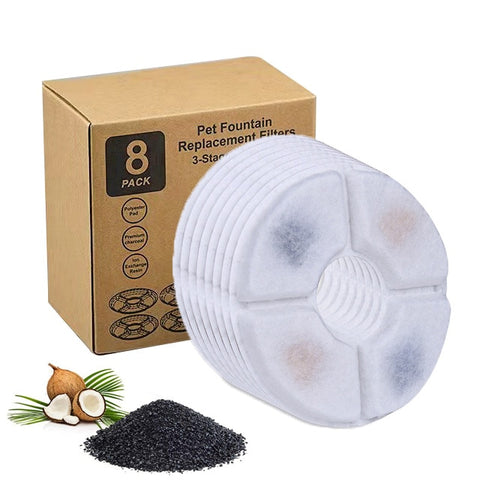 Pet Activated Carbon Filter For Water Fountain