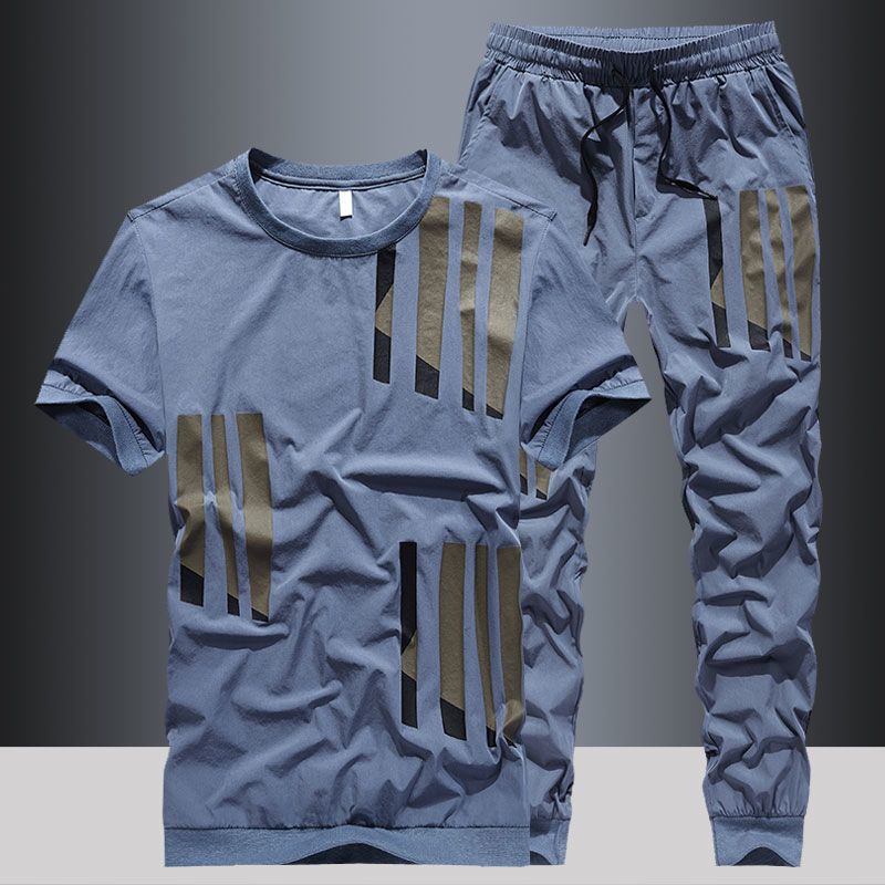 Men's Top Pants Sets Fashion 2 piece set