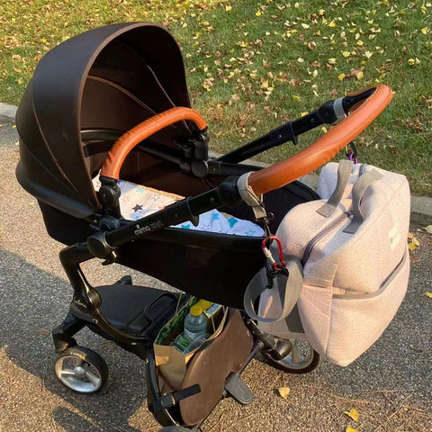 Baby Stroller PU Leather Handle Covers