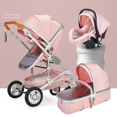 Baby stroller 3 in 1 with car seat