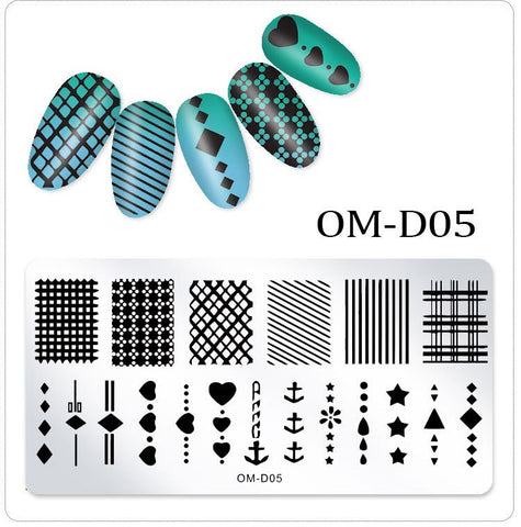 New Lace Flowers Nail Stamping Plates