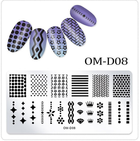 New Lace Flowers Nail Stamping Plates