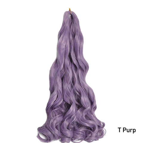 New French Curls Braiding Hair