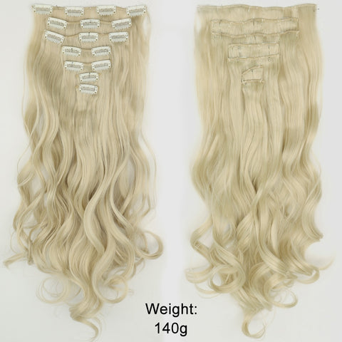 New Long Straight Clip In Hairpiece Hair Extensions