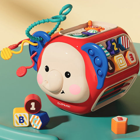 Baby Activity Cube Montessori Sensory Toy