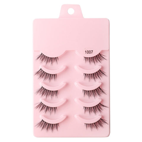 3/5 Pairs Faux Mink Lashes Reusable False Eyelashes