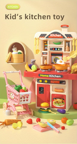 Realistic Pretend Play Cooking Toy for Kids, Chef Play set
