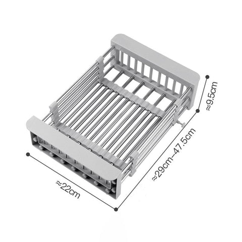 Adjustable Kitchen Stainless Steel Sink Rack