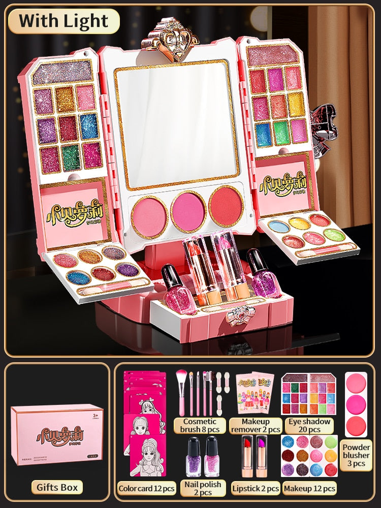 Girls Washable Cosmetic Toy Set
