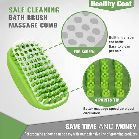 Professional Dog Shampoo Grooming Brush