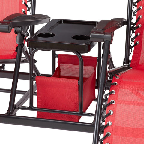 Mainstays Zero-Gravity Steel Porch Swing,