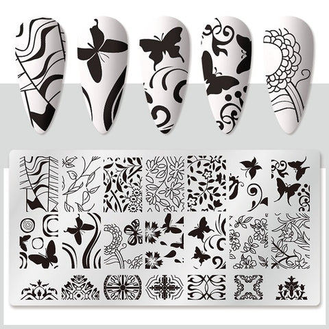 New 12*6cm 2*6cm Nail Art