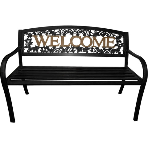 Leigh Country Outdoor Raised Metal Bench