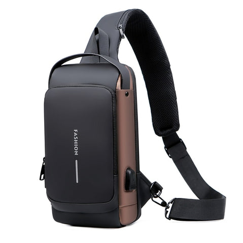 Men Sling Cross Body Shoulder Chest Bag