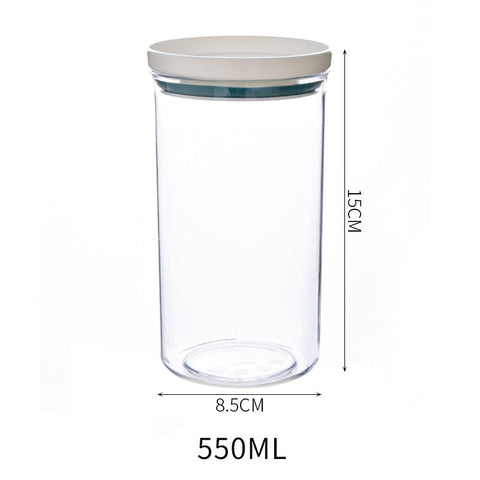 2 Different Color Sealed Ring Bottles Kitchen Storage Box