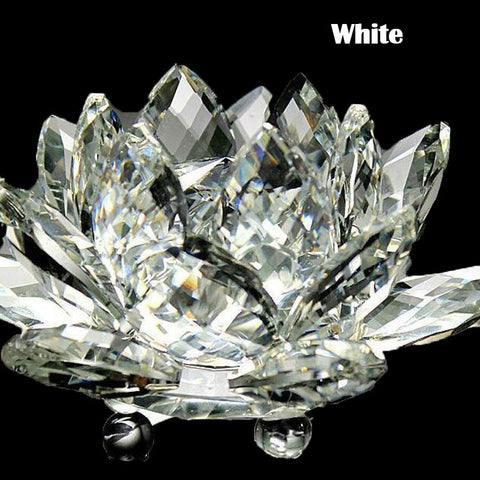 80Mm Quartz Crystals Lotus Flower