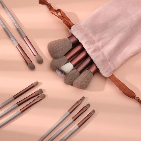 13Pcs Set Soft Fluffy Makeup Brushes