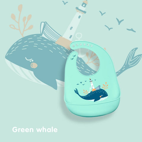 Printed Soft Baby Silicone Bibs