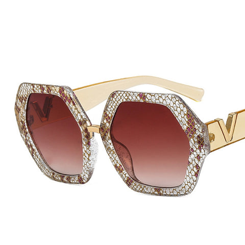 New Fashion Women Irregular Oversized Sunglasses