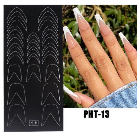 New Heart Butterfly Star Nail Stickers