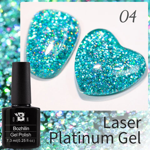 New Chameleon Flake Gel Nail Polish