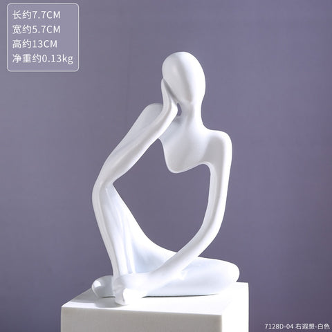 New Resin Statues Floating Coffee Cup Art