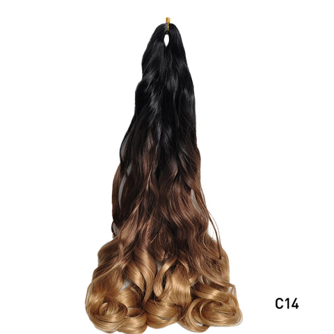 New French Curls Braiding Hair