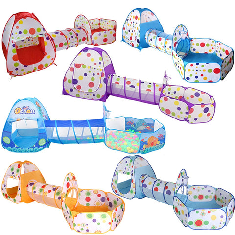 3 In 1 Children Ball Pool Baby Ballon Playpen Portable Kids Tent Ball Pit