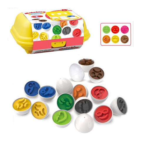 6PCS Color Shape Recognition Toddler Educational Toys