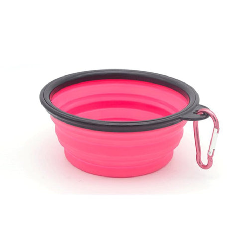 Dog Silicone Foldable Bowl