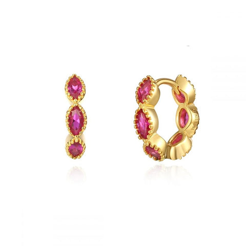New Women Hoop Dangle Earrings