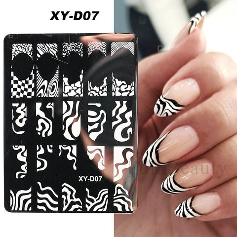 New Nail Charm Mold Stencil Tools