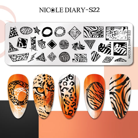 Nails Leaf Flower Manicure Decor