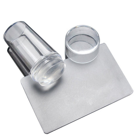 4cm(1 Set) Round Jelly Transfer Painting Stamper